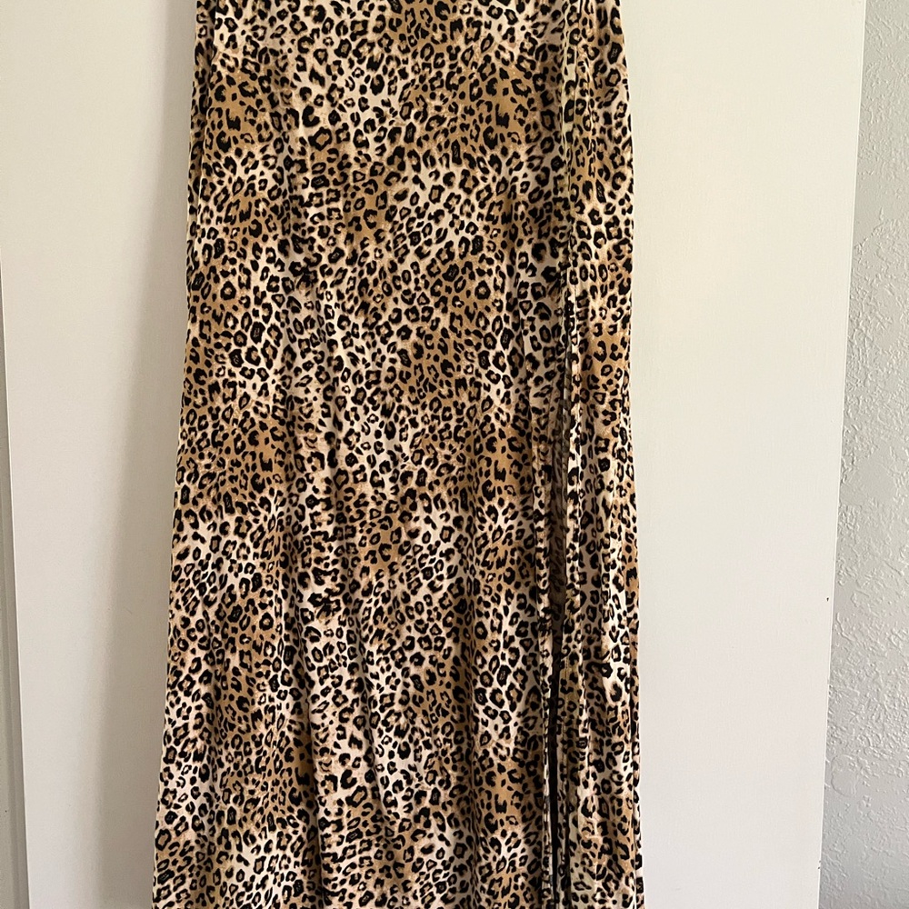 Noisy may Animal Print Maxi Skirt
